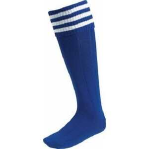 Euro Mens Football Socks / Royal Blue/White